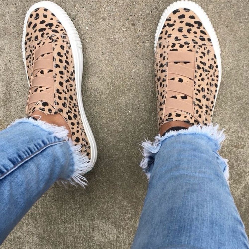 Blowfish Malibu Leopard Latte• Sz 10